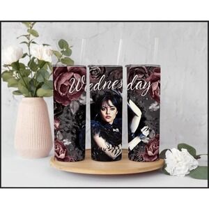 Wednesday Addams - Addams family Inspired - 20oz Skinny Tumbler
